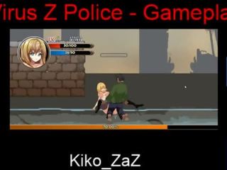 Virus z policija mergaitė - gameplay