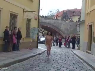 壮大な 公共 裸体 ととも​​に クレイジー ベイブ nikol バニラ