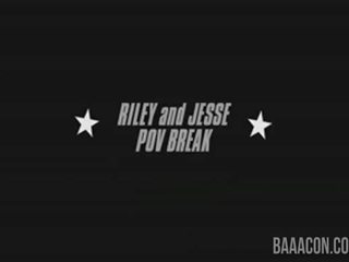 Jesse जेन और रिले स्टील अविश्वसनीय ब्लोजॉब