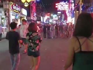 Tailandas x įvertinti klipas turistas eina pataja!