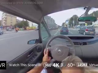 [holivr] automašīna xxx filma adventure 100% driving jāšanās 360 vr xxx filma
